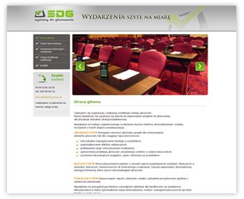 SDGsystem - podgląd strony